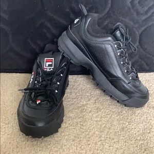 Fila Tennis Shoes, Black